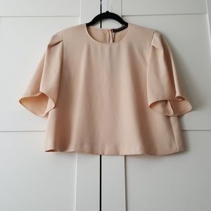 ZARA • cropped blouse